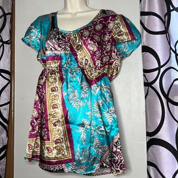 Motherhood Maternity Women's Multi Blouse - Picture 5 of 11